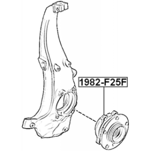 Wheel Hub - FEBEST 1982F25F