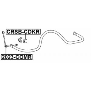 Link Coupling Rod Stabiliser Bar - FEBEST 2023COMR
