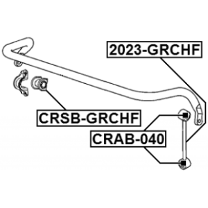 Link Coupling Rod Stabiliser Bar - FEBEST 2023GRCHF