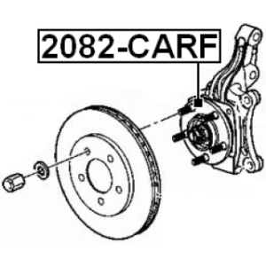 Wheel Hub - FEBEST 2082CARF