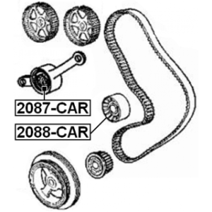 Deflection Guide Pulley Timing Belt - FEBEST 2088CAR