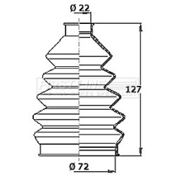Cv Joint Boot Kit FIRST LINE FCB2351R for VAUXHALL