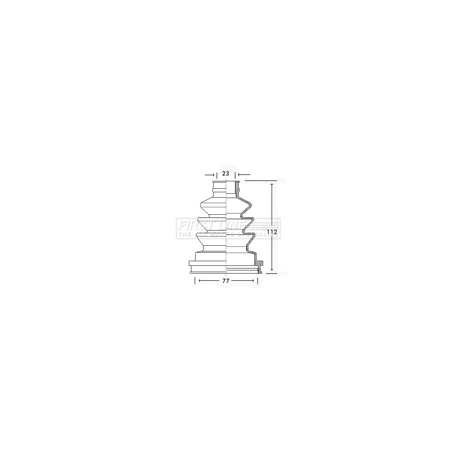 Cv Joint Boot Kit FIRST LINE FCB2532 for VAUXHALL