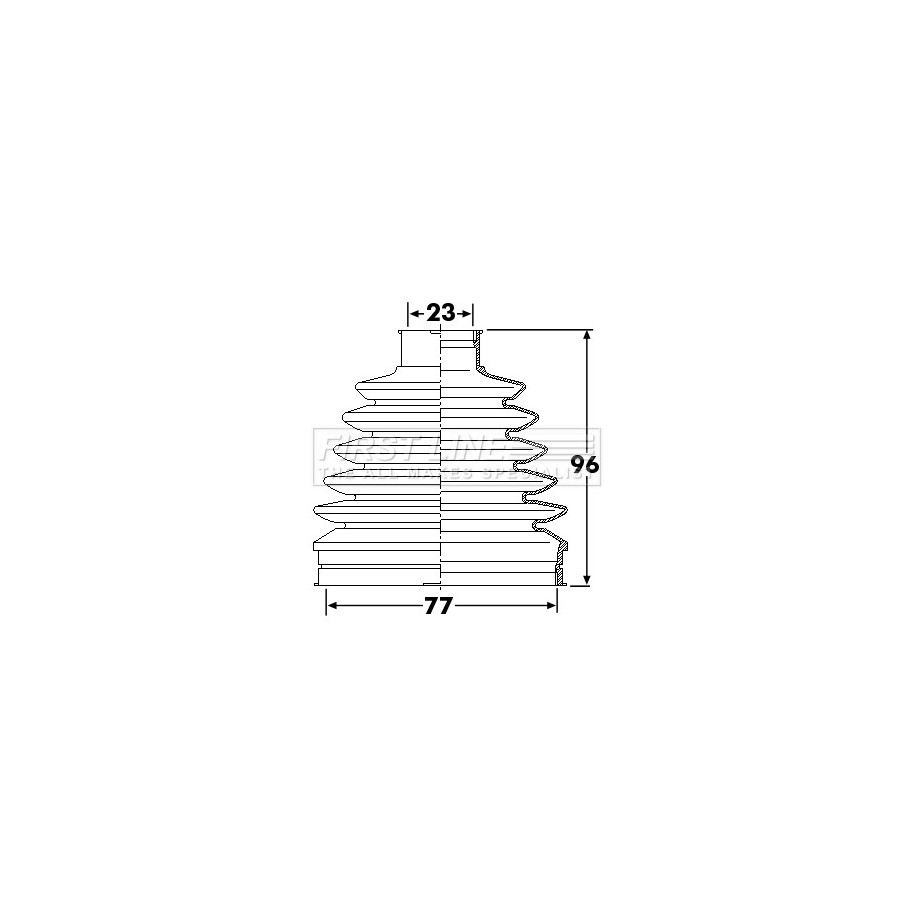 Cv Joint Boot Kit FIRST LINE FCB6247 for CITROEN