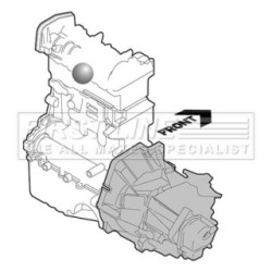 Engine Mount FIRST LINE FEM3586 for HONDA ACCORD OE 50810-SDA-A02
