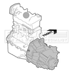 Engine Mount FIRST LINE FEM3605 for HONDA ACCORD OE 50830SEAE12