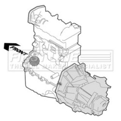 Engine Mount FIRST LINE FEM3634 for MERCEDES C-CLASS