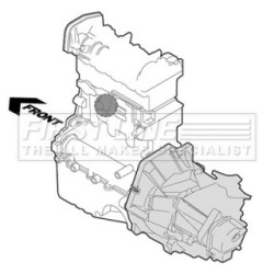 Engine Mount FIRST LINE FEM4158 for MERCEDES C-CLASS