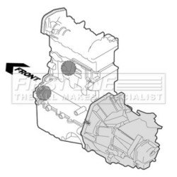 Engine Mount FIRST LINE FEM4202 for MERCEDES C-CLASS