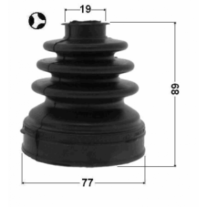 Bellow Drive Shaft - FEBEST 2115CB4T