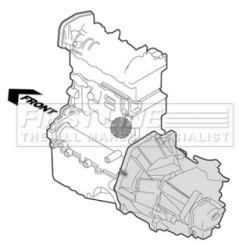 Engine Mount FIRST LINE FEM4366 for MERCEDES C-CLASS