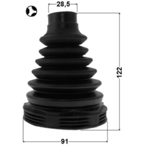 Bellow Drive Shaft - FEBEST 2115PKUGT