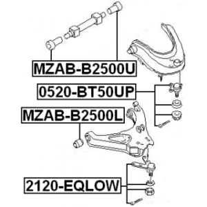 Ball Joint - FEBEST 2120EQLOW