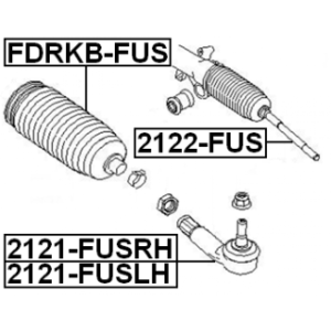Tie Rod End - FEBEST 2121FUSRH