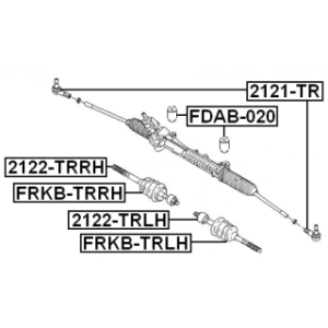 Inner Tie Rod - FEBEST 2122TRRH