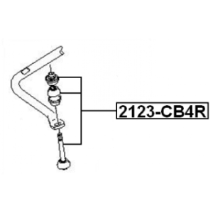 Link Coupling Rod Stabiliser Bar - FEBEST 2123CB4R