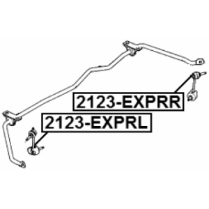 Link Coupling Rod Stabiliser Bar - FEBEST 2123EXPRR