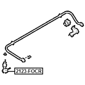 Link Coupling Rod Stabiliser Bar - FEBEST 2123FOCR