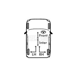 Handbrake Cable FIRST LINE FKB3119 for MERCEDES C-CLASS