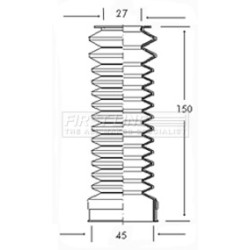 Steering Rack Boot FIRST LINE FSG3007 for AUDI