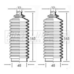 Steering Rack Boot FIRST LINE FSG3020 for ROVER