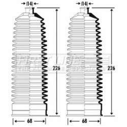 Steering Rack Boot FIRST LINE FSG3328 for LAND ROVER DISCOVERY
