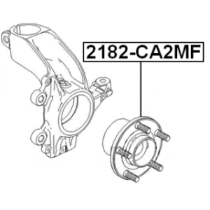 Wheel Hub - FEBEST 2182CA2MF