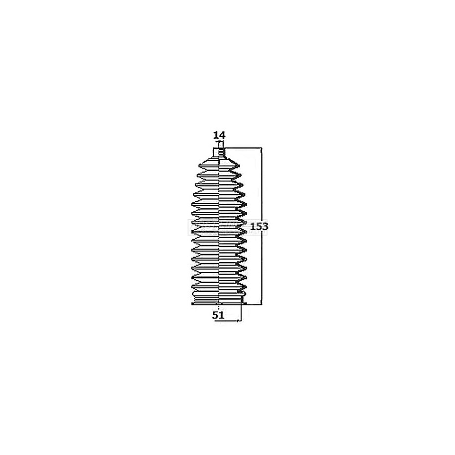Steering Rack Boot FIRST LINE FSG3451 for MINI MINI OE 32106778560
