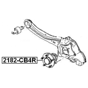 Wheel Hub - FEBEST 2182CB4R