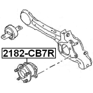 Wheel Hub - FEBEST 2182CB7R