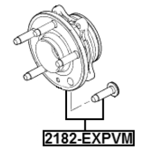 Wheel Hub - FEBEST 2182EXPVM