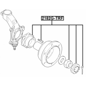 Wheel Hub - FEBEST 2182GTRF
