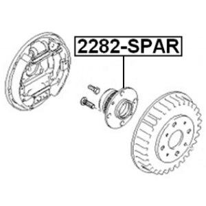 Wheel Hub - FEBEST 2282SPAR