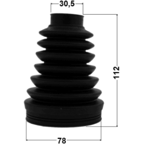 Bellow Kit Drive Shaft - FEBEST 2315PT5