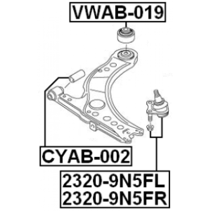 Ball Joint - FEBEST 23209N5FR