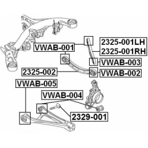 Camber Correction Screw - FEBEST 2329001