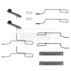 Brake Disc Pad Accessory Kit BORG & BECK BBK1020 for CITROEN &more..