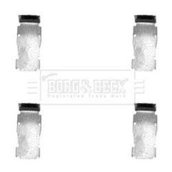 Brake Disc Pad Accessory Kit BORG & BECK BBK1027 for DAIHATSU