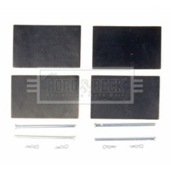 Brake Disc Pad Accessory Kit BORG & BECK BBK1035 for FORD