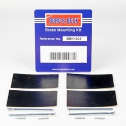 Brake Disc Pad Accessory Kit BORG & BECK BBK1035 for FORD