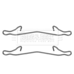 Brake Disc Pad Accessory Kit BORG & BECK BBK1036 for CHRYSLER &more..