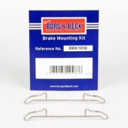 Brake Disc Pad Accessory Kit BORG & BECK BBK1036 for CHRYSLER &more..