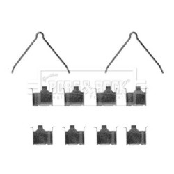 Brake Disc Pad Accessory Kit BORG & BECK BBK1081 for MAZDA