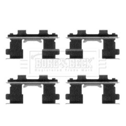 Brake Disc Pad Accessory Kit BORG & BECK BBK1114 for NISSAN SUNNY
