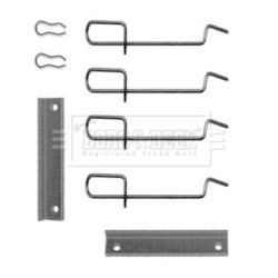 Brake Disc Pad Accessory Kit BORG & BECK BBK1122 for CITROEN &more..