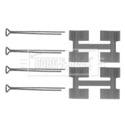 Brake Disc Pad Accessory Kit BORG & BECK BBK1134 for AUSTIN