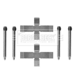 Brake Disc Pad Accessory Kit BORG & BECK BBK1177 for VAUXHALL