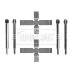 Brake Disc Pad Accessory Kit BORG & BECK BBK1193 for VOLVO