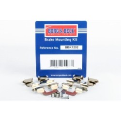 Brake Disc Pad Accessory Kit BORG & BECK BBK1202 for ABARTH &more..