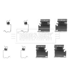 Brake Disc Pad Accessory Kit BORG & BECK BBK1204 for ABARTH &more..